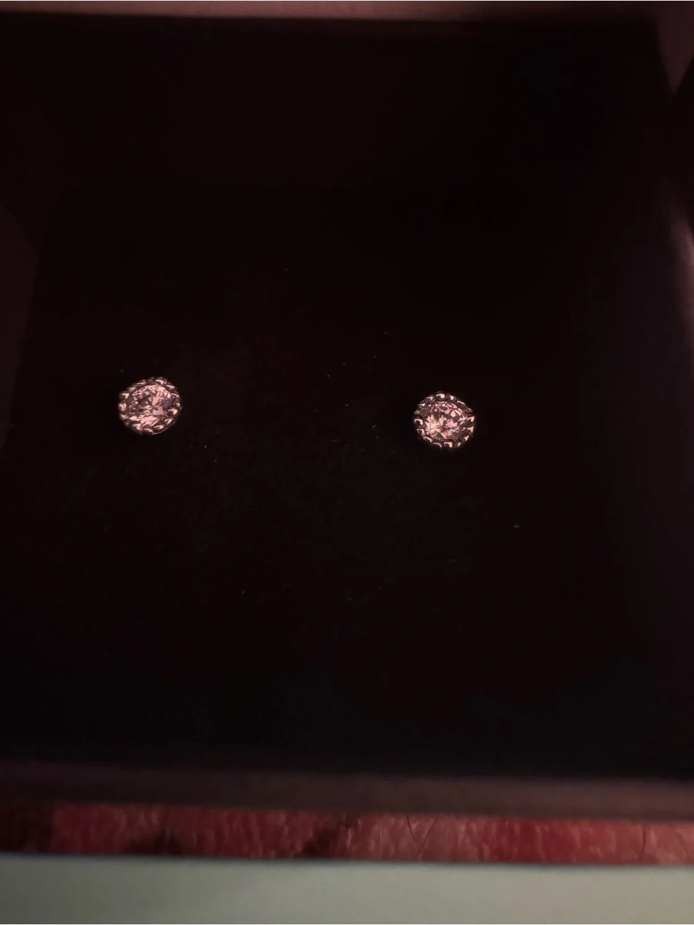 Tennis-Style Silver Crystal Stud Earrings - Sparkling Clear